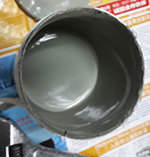 廢棄油墨改性前，混合后如新